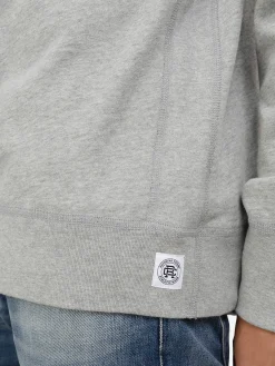 Reigning Champ - Lightweight Terry Crewneck in Heather Grey