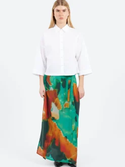 Roberto Collina - Cropped Shirt in Bianco