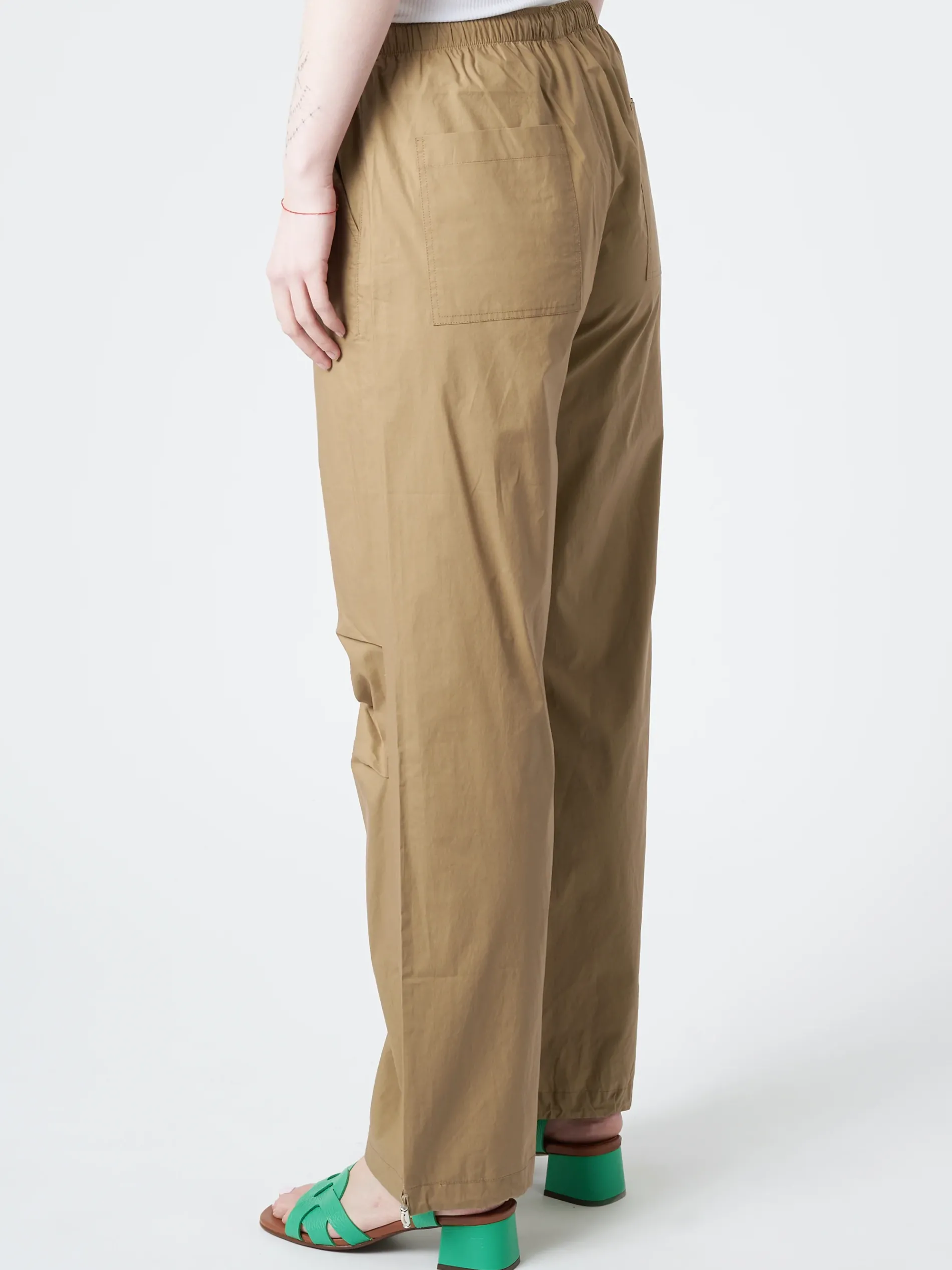 Roberto Collina - Parachute Pants in Khaki