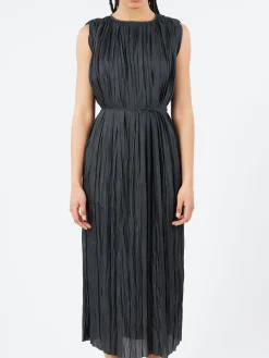 Roberto Collina - Plissé Dress in Nero