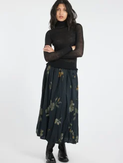 Roberto Collina - Semi Sheer Turtleneck in Nero