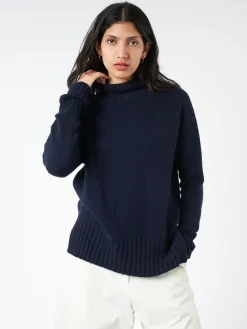 Roberto Collina - Turtleneck Sweater in Navy