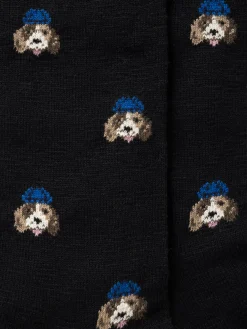 Royalties Paris - Elliot Beagle Socks in Nero