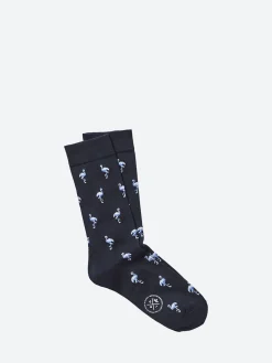 Royalties Paris - Flamingo Socks in Marine