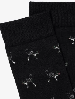 Royalties Paris - Koko Cat Socks in Jais