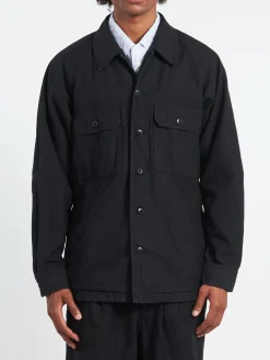 Sage de Cret - Back Satin Jacket in Black