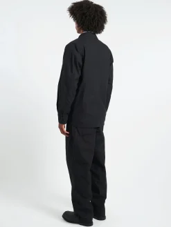 Sage de Cret - Back Satin Jacket in Black