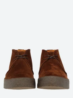 Sanders - Hi Top Chukka Boot in Polo Snuff Suede