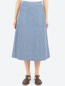 Sarahwear - Bakers Skirt in Hickory Stripe
