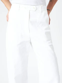 Sarahwear - Carole Cotton Twill Pant in White