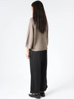 Sarahwear - Linen Knit Pullover in Grey