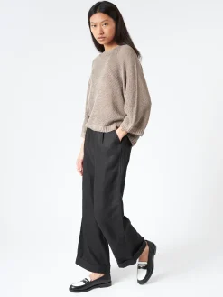 Sarahwear - Linen Knit Pullover in Grey