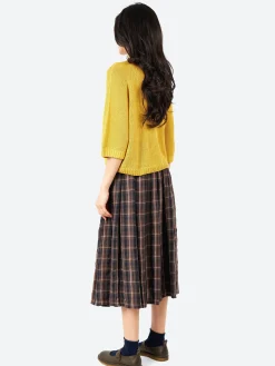 Sarahwear - Linen Knit Pullover in Yellow