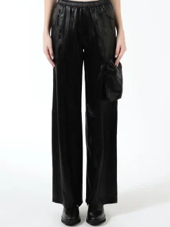 Shiny Cargo Trackpants