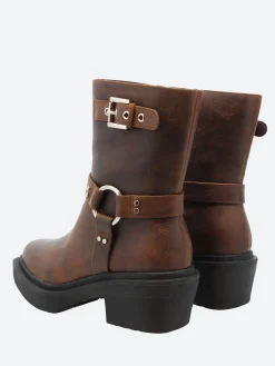 Shoe The Bear - Amina Biker in Dark Brown