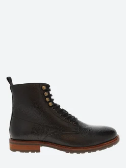 Shoe the Bear - York Lace Boot Leather in Black