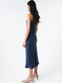 SILK LAUNDRY - 90s Slip Dress in Midnight