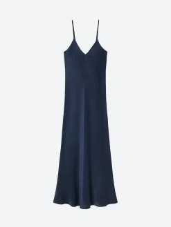 SILK LAUNDRY - 90s Slip Dress in Midnight