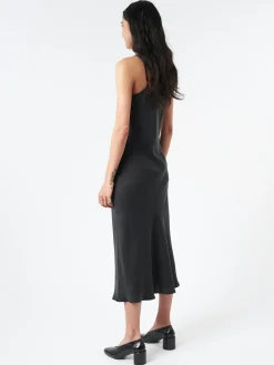 SILK LAUNDRY - 90s Slip Dress in Black
