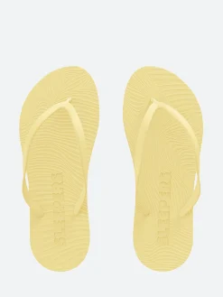Sleepers - Slim Flip Flops in Yellow