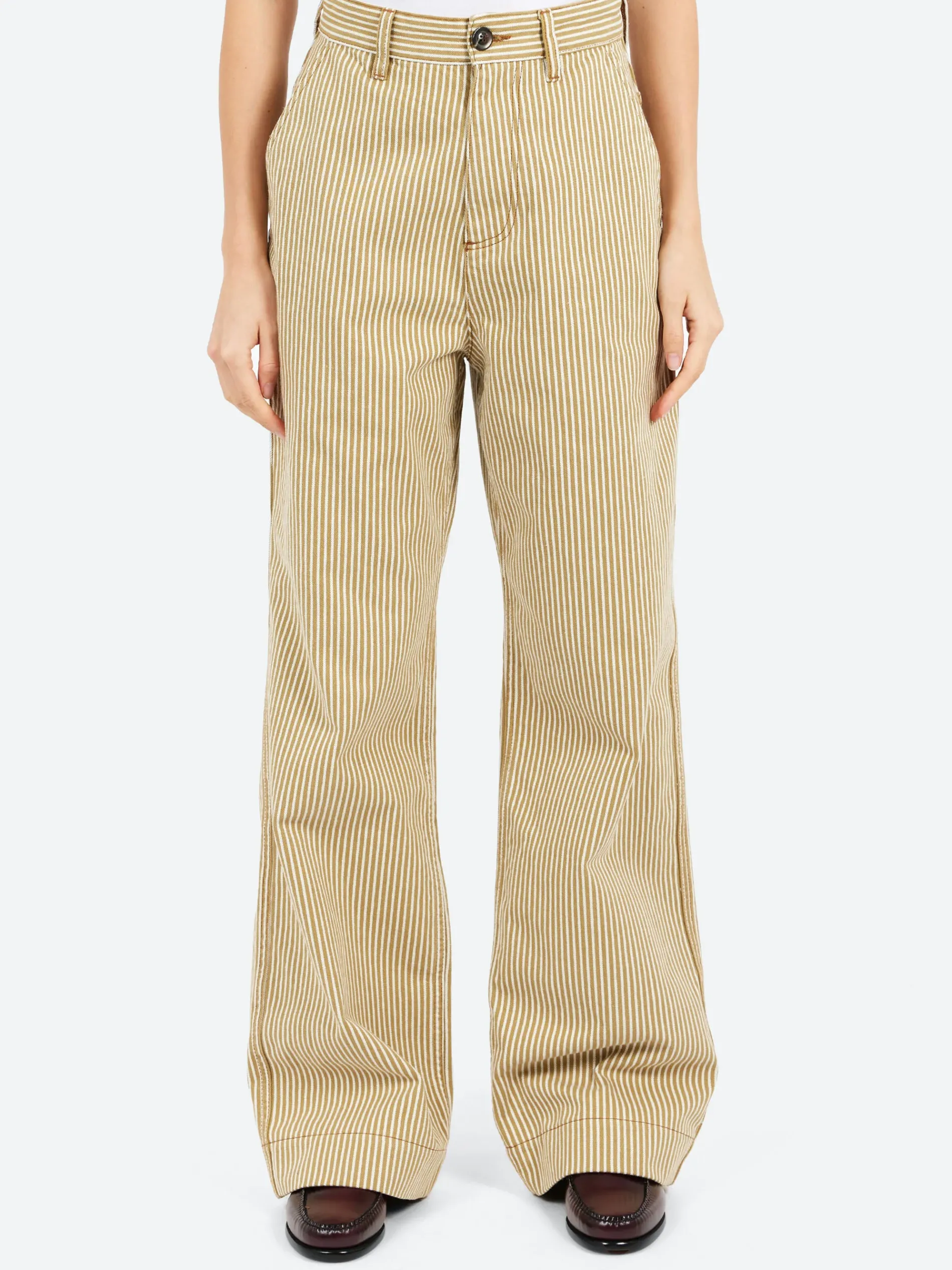 Soeur - Alissio Jeans in Beige and Ecru
