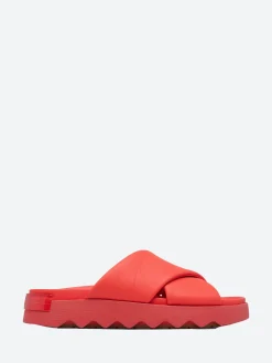 SOREL - Viibe Crisscross Slide in Red Glow