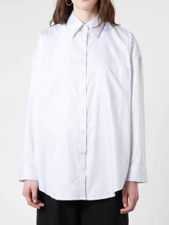 Stripe Button-Up Shirt