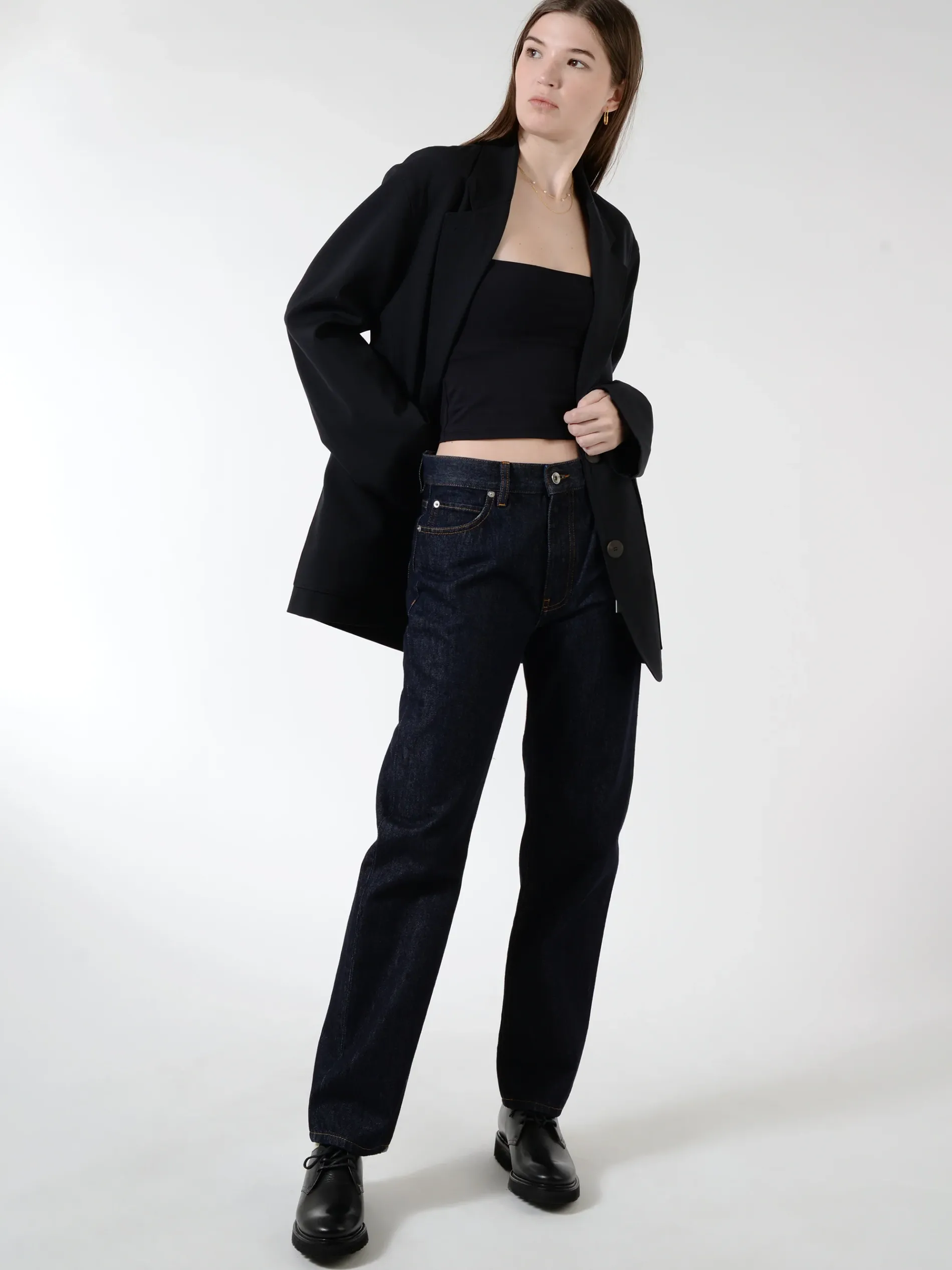 Studio Nicholson - Conde Wool Jacket in Darkest Navy