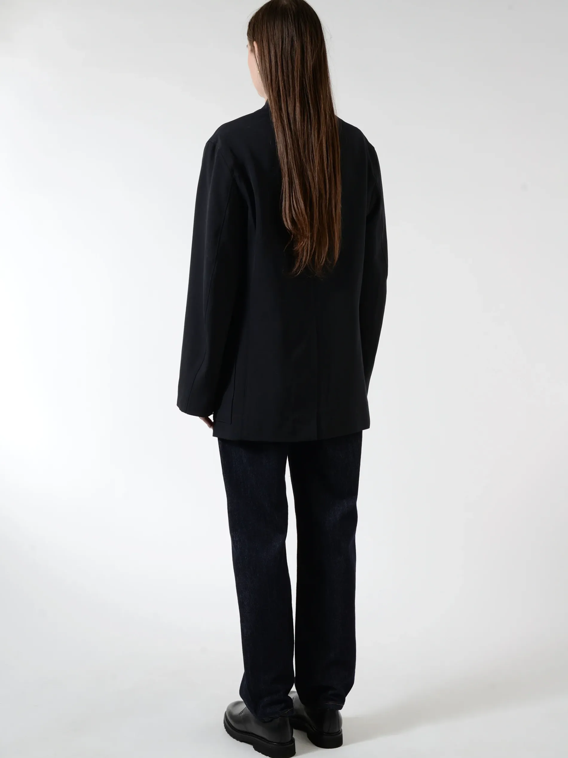 Studio Nicholson - Conde Wool Jacket in Darkest Navy