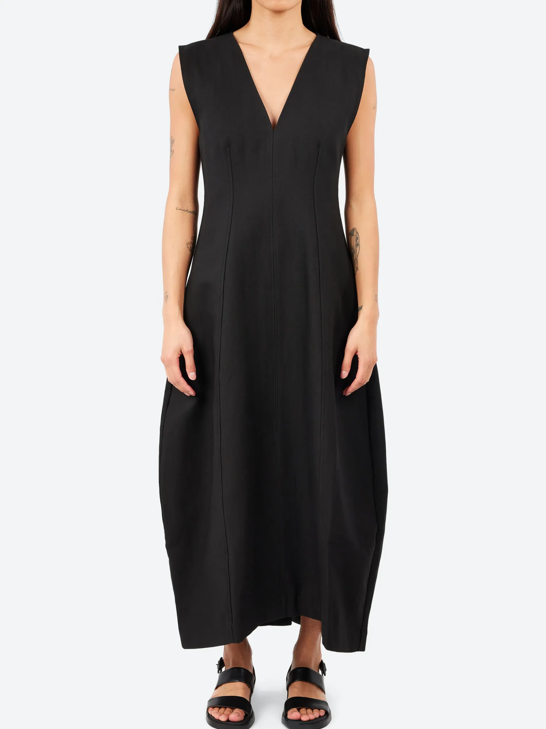 Studio Nicholson - Enna Dress in Black