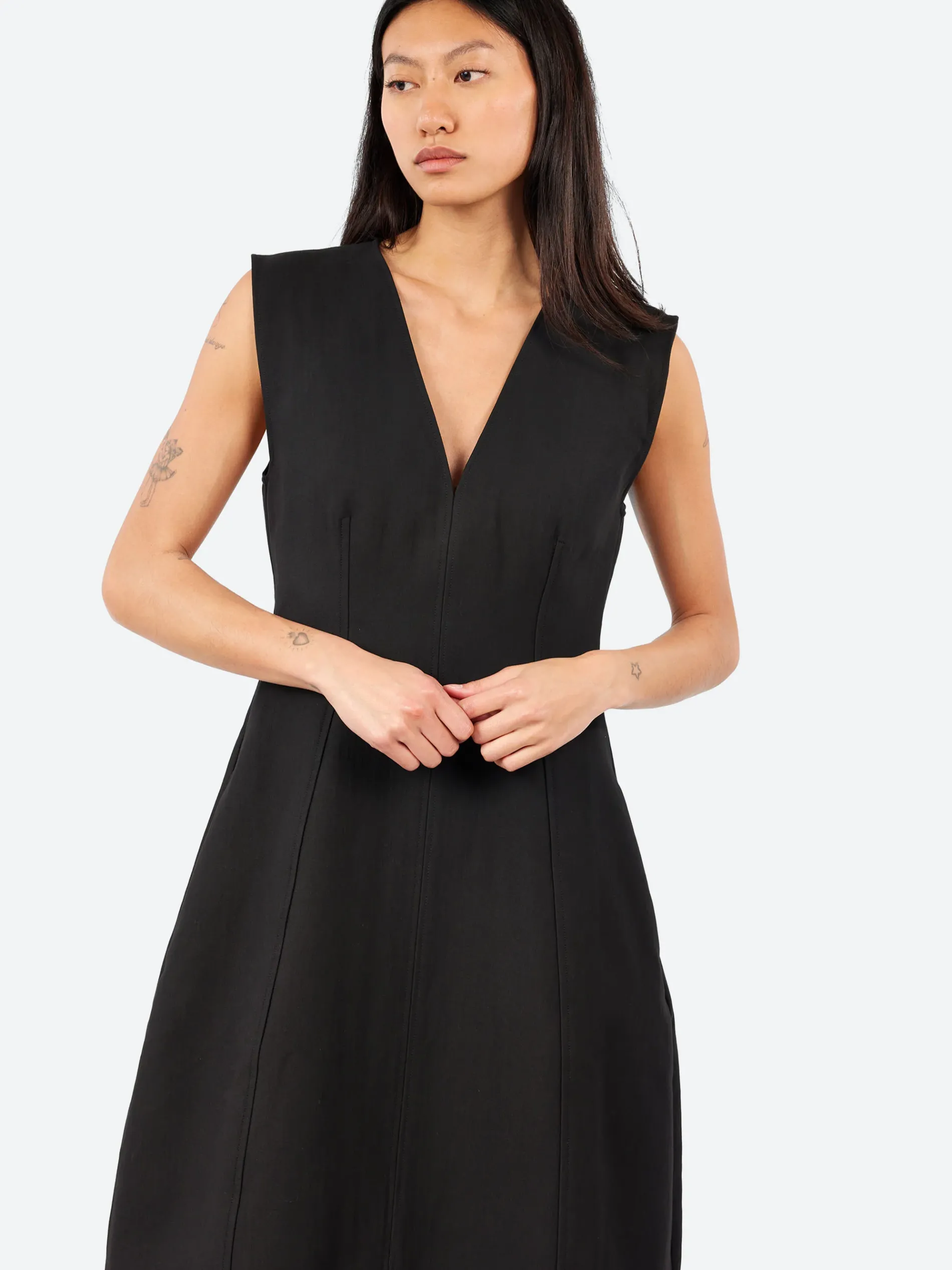 Studio Nicholson - Enna Dress in Black