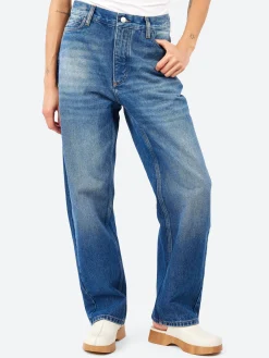 Studio Nicholson - Ruthe Jean in Worn Washed Indigo