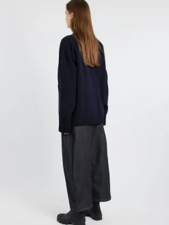 Studio Nicholson - Sen Cardigan in Darkest Navy