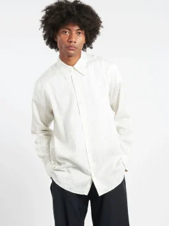Studio Nicholson - View Shirt in Ecru and Black