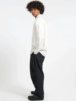 Studio Nicholson - View Shirt in Ecru and Black