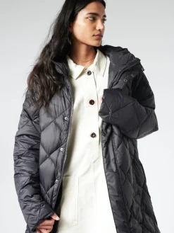 TAION - City Long Down Jacket in Black