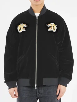 TAION - Japan Special Reversible Sukajan Down Jacket in Black