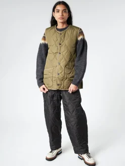 TAION - Military Wide Down Pants in Black