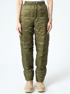 TAION - Regular Straight Down Pant in Dark Olive