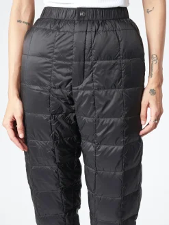 TAION - Tapered Down Pants in Black