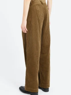 TOAST - Annie Side Button Trouser in Barley