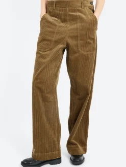 TOAST - Annie Side Button Trouser in Barley