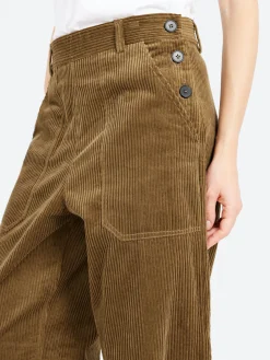 TOAST - Annie Side Button Trouser in Barley
