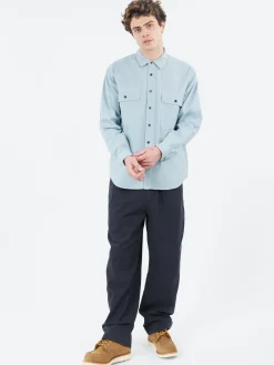 TOAST - Bill Wide Leg Trousers in Dark Navy