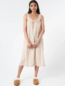 TOAST - Scout Stripe Nightdress in Marigold