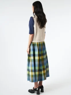 TOAST - Textured Knitted Waistcoat in Oat