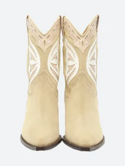 TORAL - 12371 in Beige Suede and White Le