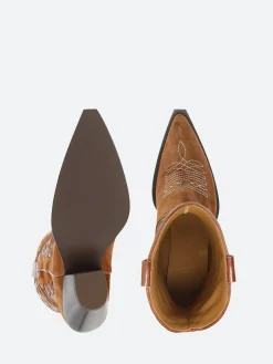 TORAL - 12371 OT in Brown Suede and Brn Patn