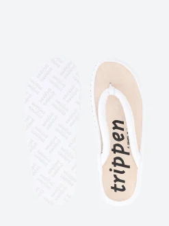 Trippen - Closed Zori in White Waw
