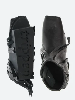 Trippen - Geisha Fluster in Black Waw